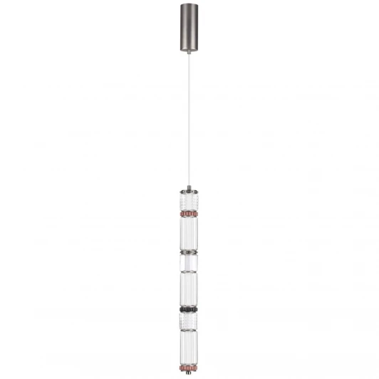 5456/18L Подвесной светильник Odeon Light Collier 5456/18L темный сатин.никель/терракот/черный LED 22W 4000K