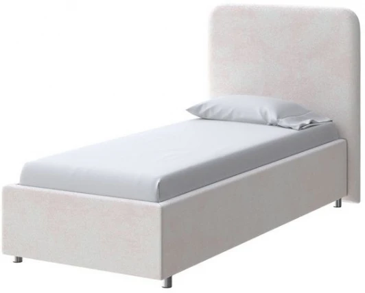 2024717 PROxSON Кровать Олаф (Ткань: Велюр Teddy Жемчужный) 90x200