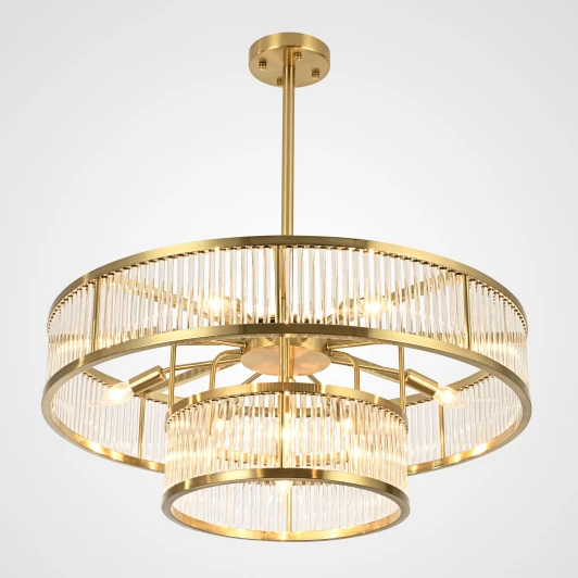 40.2668 Потолочная люстра на штанге Rh Marais Round Chandelier D80 ImperiumLoft 40,2668 (220V, круглые)