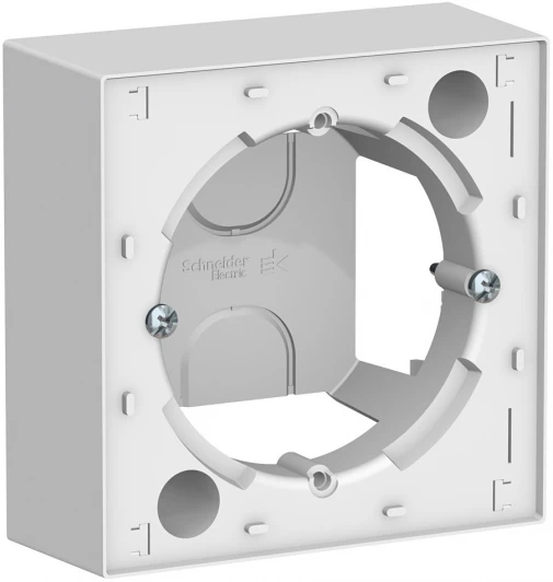 ATN000100 Коробка наружного монтажа (белый) Systeme Electric AtlasDesign ATN000100