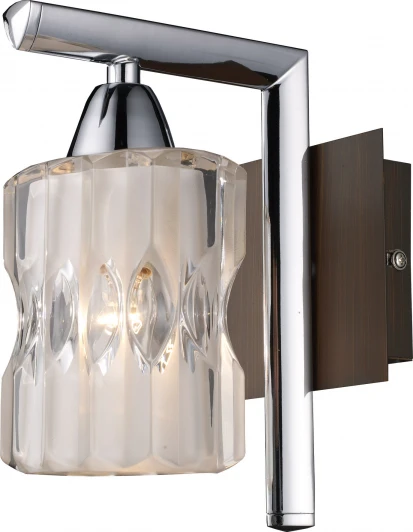 414-01-11 chrome + wengue Бра N-Light 414 414-01-11 chrome + wengue