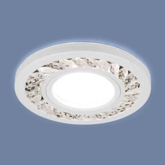 8355 MR16 CL/WH прозрачный/белый Встраиваемый точечный светильник Elektrostandard 8355 MR16 CL/WH прозрачный/белый