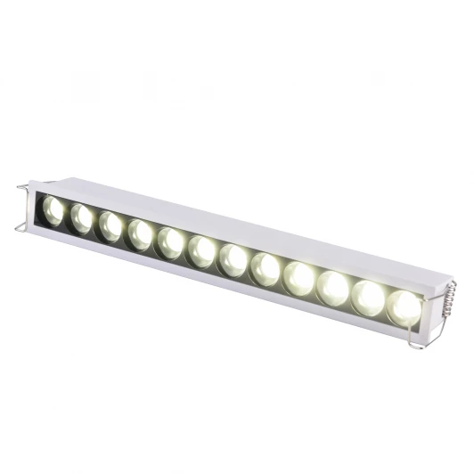 ST762.532.12 Встраиваемый светильник ST Luce ST762.532.12 белый LED 1*12W 3000K Ra 24 170-240V