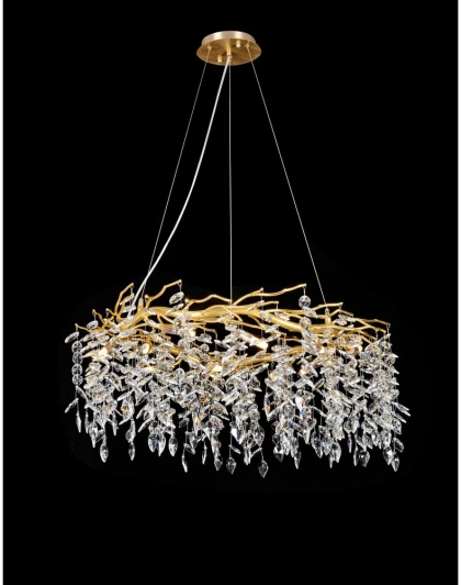 APL.847.03.13 Подвесная люстра Aployt Gertunia APL.847.03.13 (220V, хрусталь, на тросе, ветки)