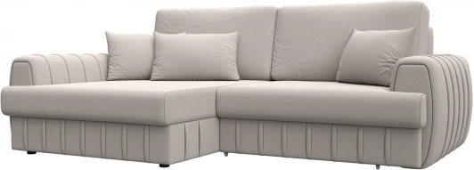 129286L Диван угловой Лига-057 НПБ угол левый Лига Диванов (Замша) арт.129286L