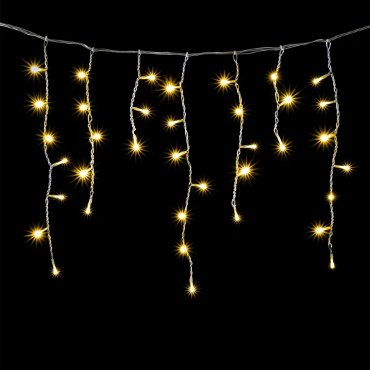 ECC150-10-2CH Гирлянда Бахрома 3 x 0,5 м Шампань 220В, 150 LED, Провод Прозрачный Силикон, IP65