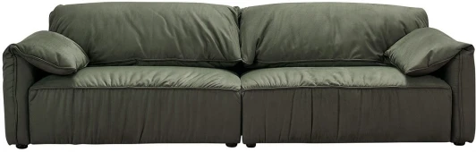 SF026-4DARK GREEN 2207-21 Диван ESF CASABLANCA SF026 (4-х местный) темно зеленый 2207-21/Ткань