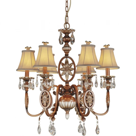 707-06-52 antique silver + dark brown Подвесная люстра N-Light 707 707-06-52 antique silver + dark brown