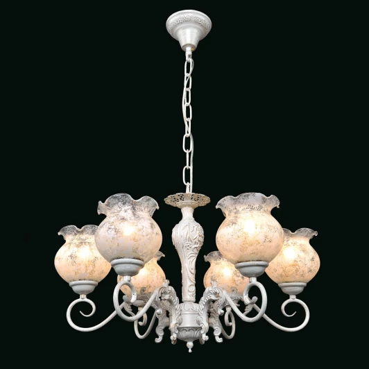 2-4222-6-WHS E27 Подвесная люстра Максисвет 4222 2-4222-6-WHS E27