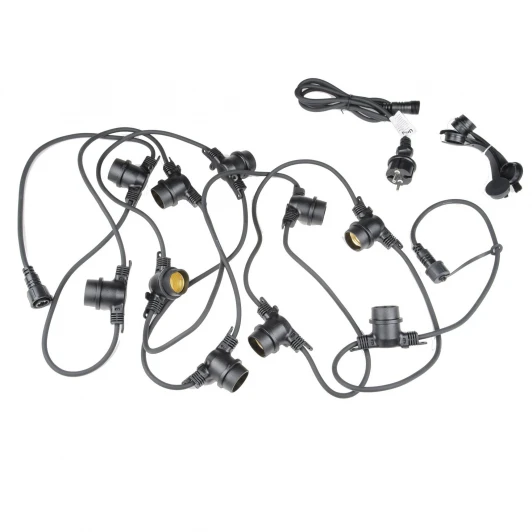 UDL-K121 10/E27/5M 5C IP65 BLACK BELT-LIGHT Гирлянда Uniel UDL-K121 10/E27/5M 5C IP65 BLACK BELT-LIGHT