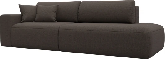 124219L Диван прямой Лига-036 НПБ Модерн подлокотник слева Лига Диванов (Рогожка) арт.124219L