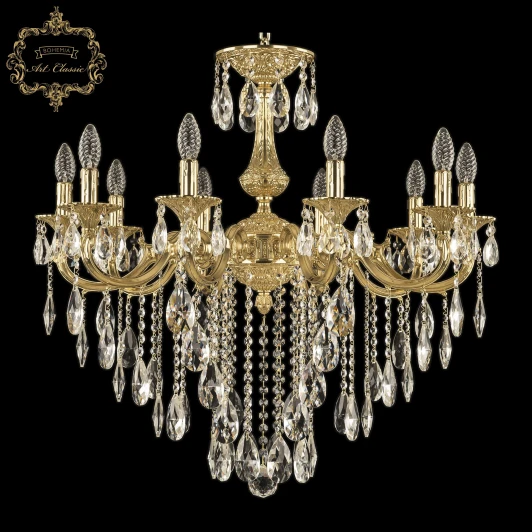 31.2101.10.250.B.G Подвесная люстра Art Classic 31.21 31.2101.10.250.B.G (220V, на цепи, подсвечник, свеча)