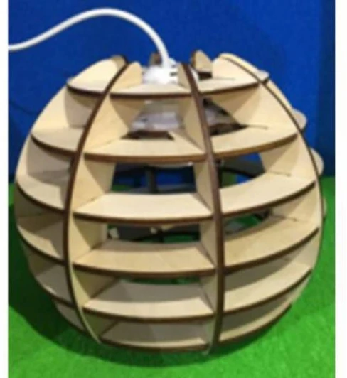 S0212 Интерьерная настольная лампа Day&Night Шар S0212