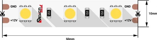 DSG560-12-WW-33 Светодиодная лента DesignLed LUX DSG560-12-WW-33