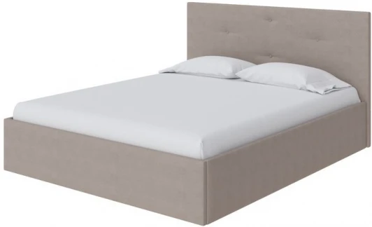 1916207 PROxSON Кровать Mono (Ткань: Рогожка Тетра Бежевый) 180x200