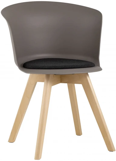 УТ000005383 Стул Stool Group Blossom с подушкой темно-бежевый УТ000005383