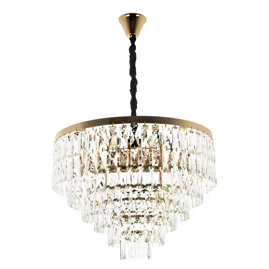 ML.844.12 GD Подвесная люстра хрустальная Modelux MODELUX ML.844.12 GD
