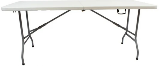 СТР180Л Стол-книжка Сатурн пластиковый разборный белый