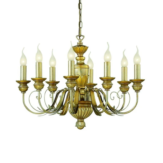 FIRENZE SP8 ORO ANTICO Подвесная люстра Ideal Lux Dora FIRENZE SP8 ORO ANTICO