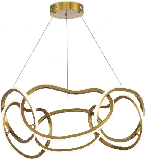 SL6505.203.63 Подвесная люстра ST Luce Abra SL6505.203.63 Золотистый/Золотистый LED 1*63W 4000K