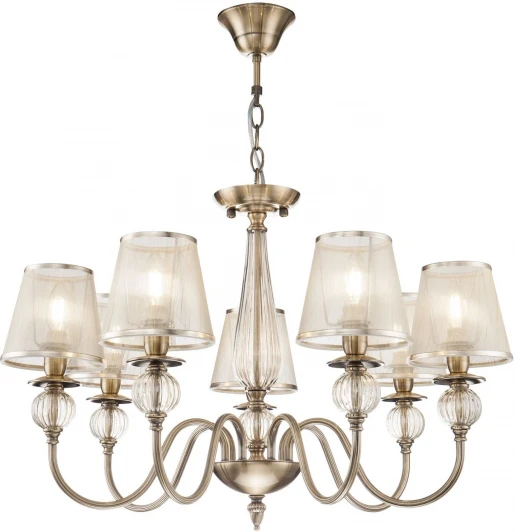 FR2685PL-07BZ Подвесная люстра Freya Inessa FR2685PL-07BZ (220V, на цепи)