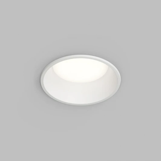 DK2450-WH Встраиваемый влагозащищенный светильник 12 Вт LED 3000-4000-6500K, IP44, алюминий, акрил Denkirs Trim DK2450-WH