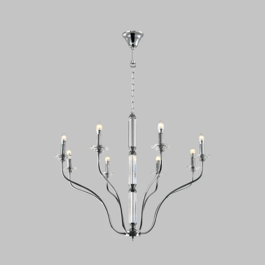 V10428-8P Подвесная люстра Moderli Catania V10428-8P (220V, на цепи, подсвечник, свеча)
