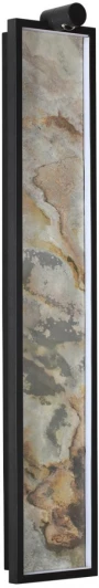 5078/30WL Настенно-потолочный светильник со спотом Odeon Light Stoflake 5078/30WL черн./серо-беж./металл/натур.камень/акрил LED 30W 3000K (220V)