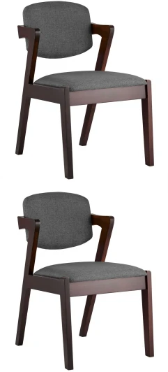 УТ000002038 Стул обеденный Stool Group VIVA темно-серый 2 шт. УТ000002038