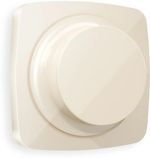 OP3055 Лицевая панель Ambrella Volt OMEGA (Бежевый глянец) для светорегулятора универсального QUANT OP3055