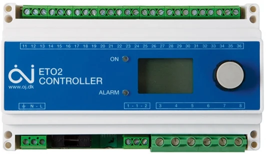 ETO2-4550 Двухзонный терморегулятор для управления кабельным обогревом в системах антиобледенения и снеготаяния OJ Electronics ETO2-4550