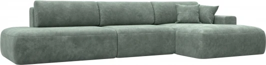 127746 Диван угловой Лига-036 НПБ Модерн Лонг правый угол Лига Диванов (Велюр) арт.127746