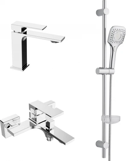 M04-311cr Душевой комплект 1 Orange Lutz M04-311cr два смесителя + Душевой гарнитур 1 Orange O-Shower