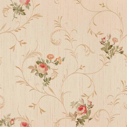 44651 Обои виниловые Zambaiti Satin Flowers III 44651 10,05 x 0,53 м