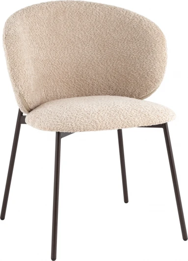 УТ000039642 Стул Блейз букле капучино каркас серо-коричневый Stool Group арт.УТ000039642