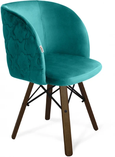7402644901 Стул SHT-ST33-1/S70 альпийский бирюзовый/темный орех/черный Sheffilton 7402644901