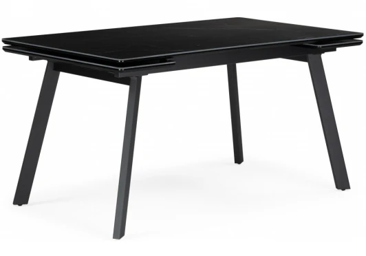 622886 Кухонный стол Notta Норман 120(180)х80 shakespeare black / черный