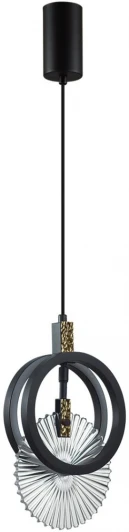 5421/17L Подвесной светильник Odeon Light Mercury 5421/17L черный/золото/металл/стекло LED 17W 3000K (220V, на проводе)