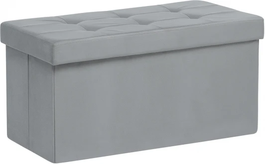 4687205442178 Пуф Leset Леда складной с крышкой (МДФ,Велюр) арт.4687205442178