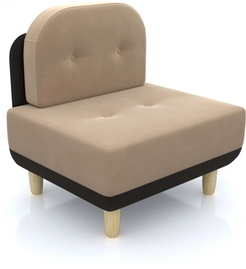 20741 Кресло Arsko Торли бежевый велюр