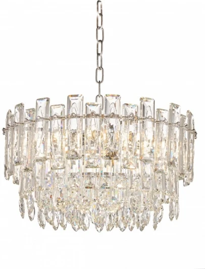 FL1064-10P Подвесная люстра Fluorite Constancia FL1064-10P (220V, хрусталь, на цепи)