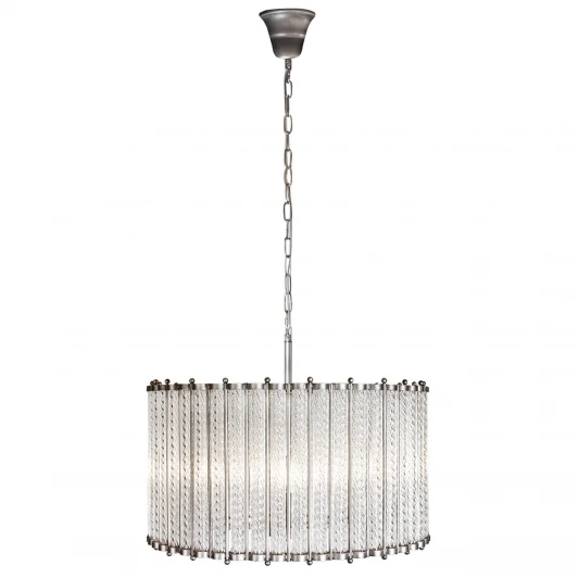 MD0266-4B Silver Подвесная люстра iLamp Manhattan MD0266-4B Silver