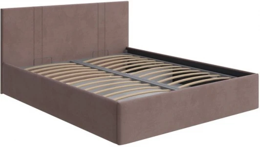 2028919 PROxSON Кровать Helix с бельевым ящиком (Ткань: Велюр Ultra Горячий шоколад) 180x200