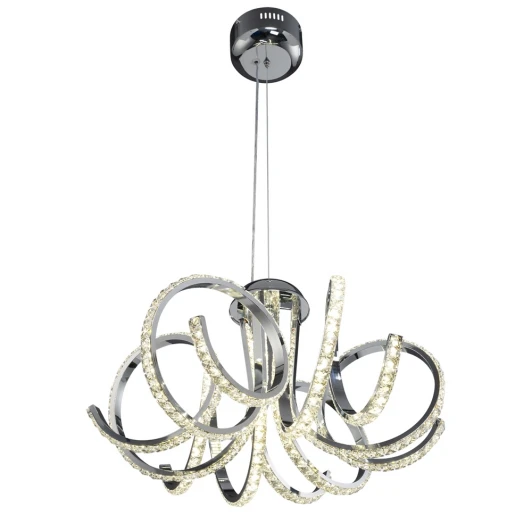 2-1642-6-CR LED Подвесная люстра Максисвет Геометрия 2-1642-6-CR LED