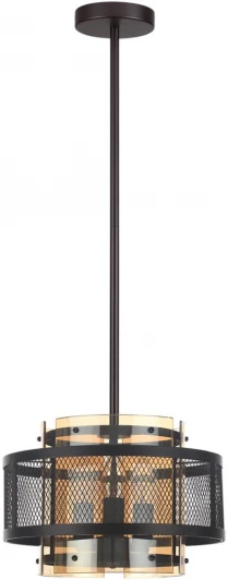 8007/3 Потолочная люстра на штанге Lumion Zarina 8007/3 черный/черный, золотой металл/металл, стекло Е14 3*40W 220V (круглые)