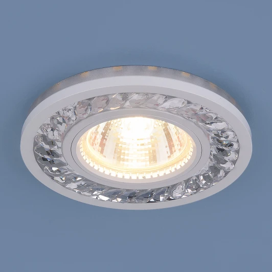 8355 MR16 CL/WH прозрачный/белый Встраиваемый точечный светильник Elektrostandard 8355 MR16 CL/WH прозрачный/белый