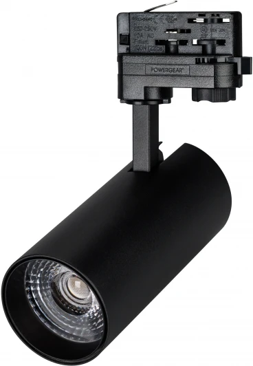 024625(1) Трековый светильник светодиодный LGD-GERA-4TR-R74-20W Warm3000 (BK, 24 deg, 230V) (Arlight, IP20 Металл, 5 лет) 024625(1)