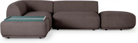 853866 Диван Fabro ОГОГО (арт.853866), (Ткань,Букле/Коричневый)