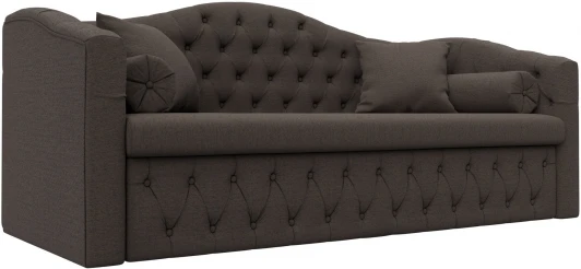 122423 Диван детский прямой Мечта (Коричневый/Рогожка) Лига Диванов арт.122423