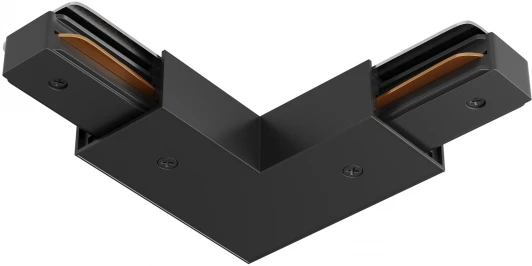 TRA001CLB-11B Угловой коннектор питания с вводом питания Unity (однофазный) черный Maytoni Accessories for tracks Unity TRA001CLB-11B (220V)